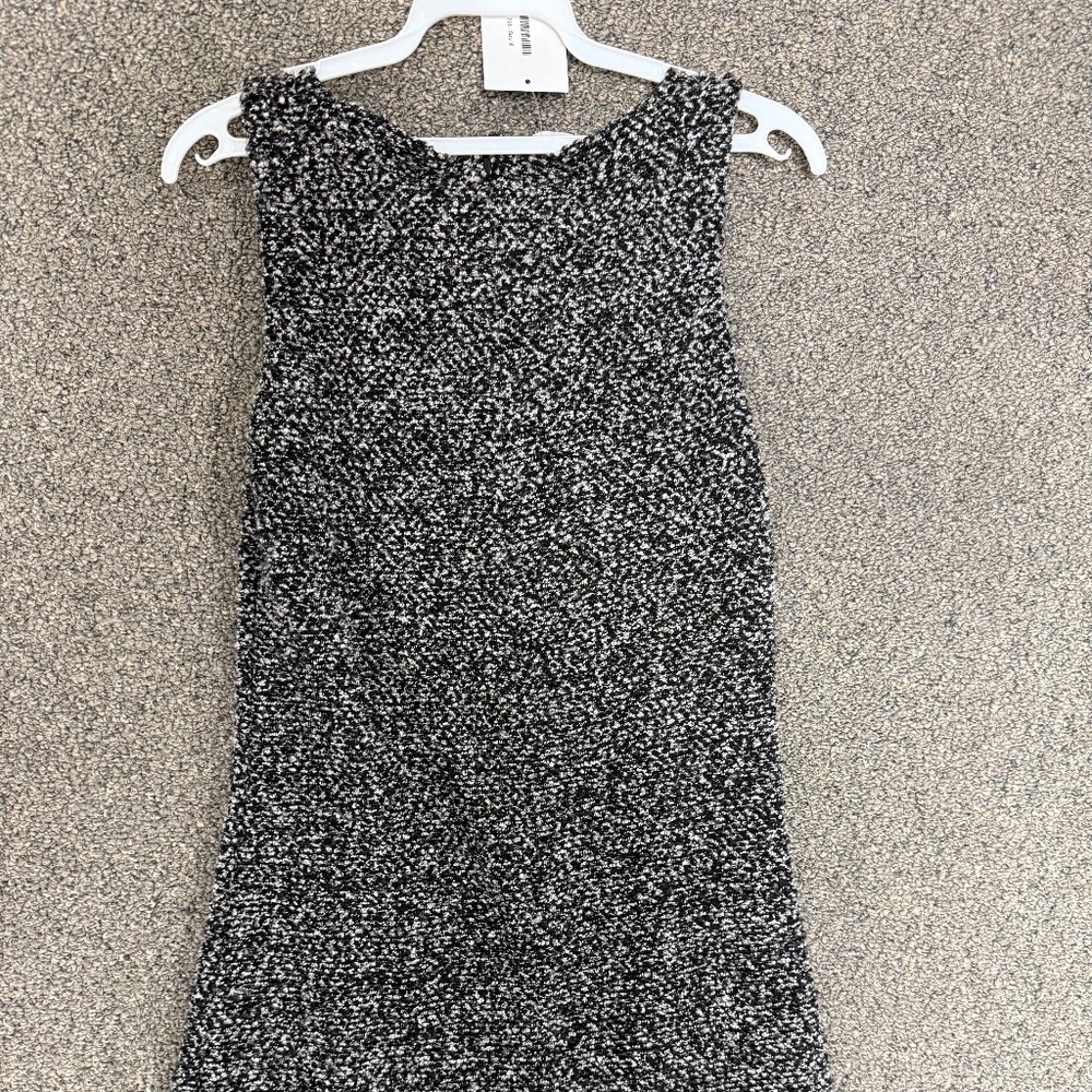 NWT Area Code 407 Black and White Boucle Sheath Kids Sizes